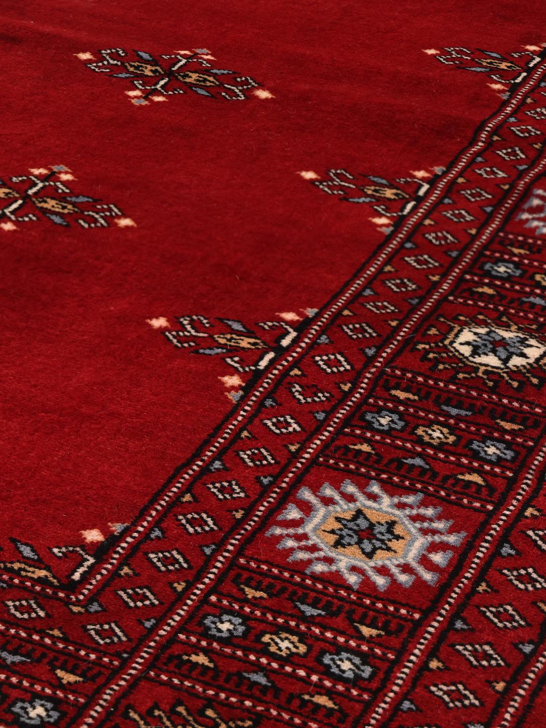 Rug from Pakistan in red