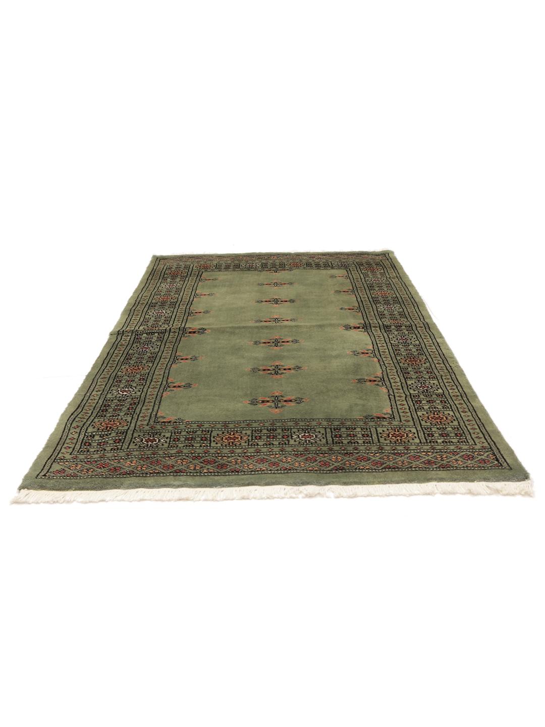 Rug from Pakistan in green