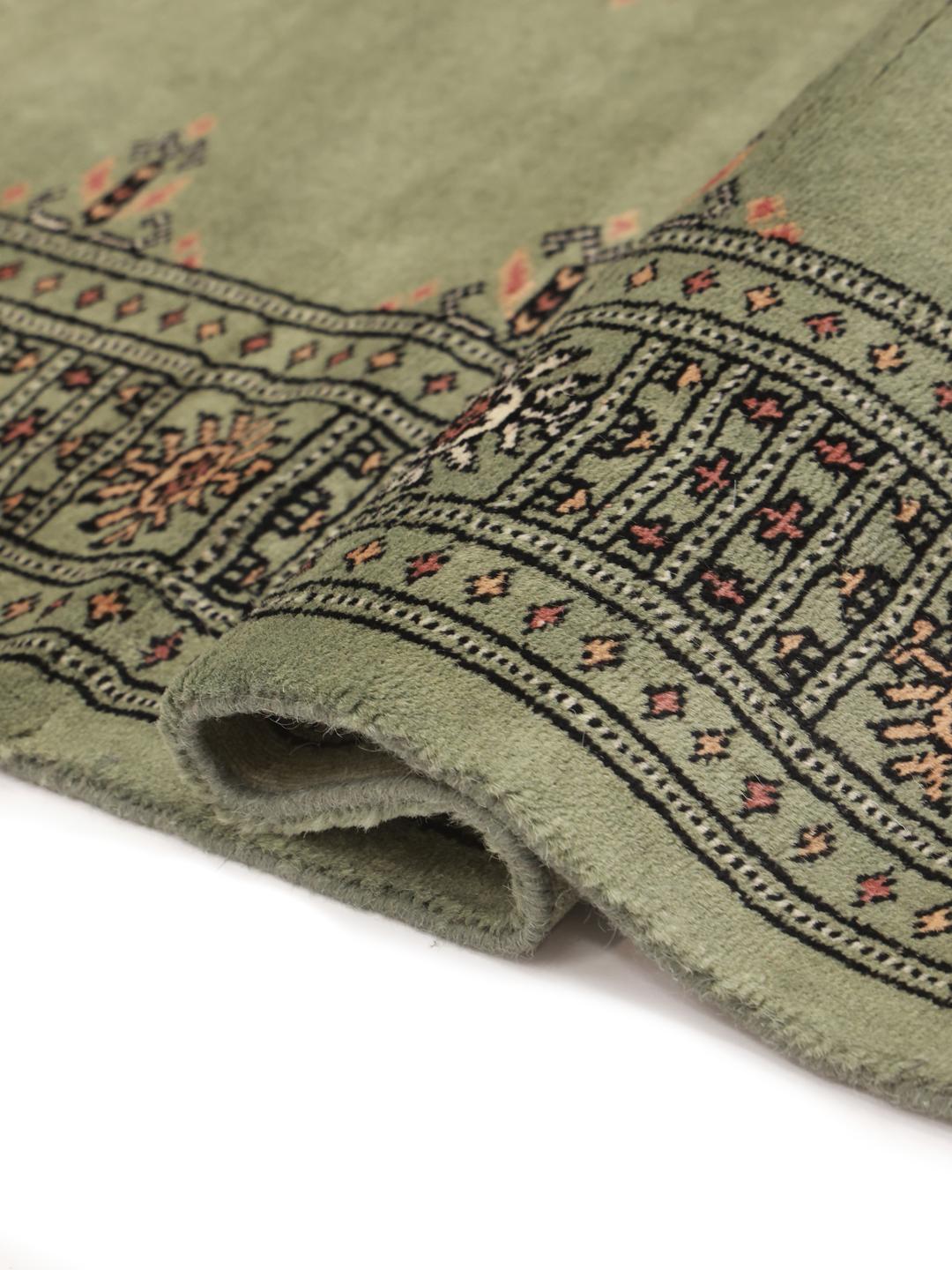 Rug from Pakistan in green