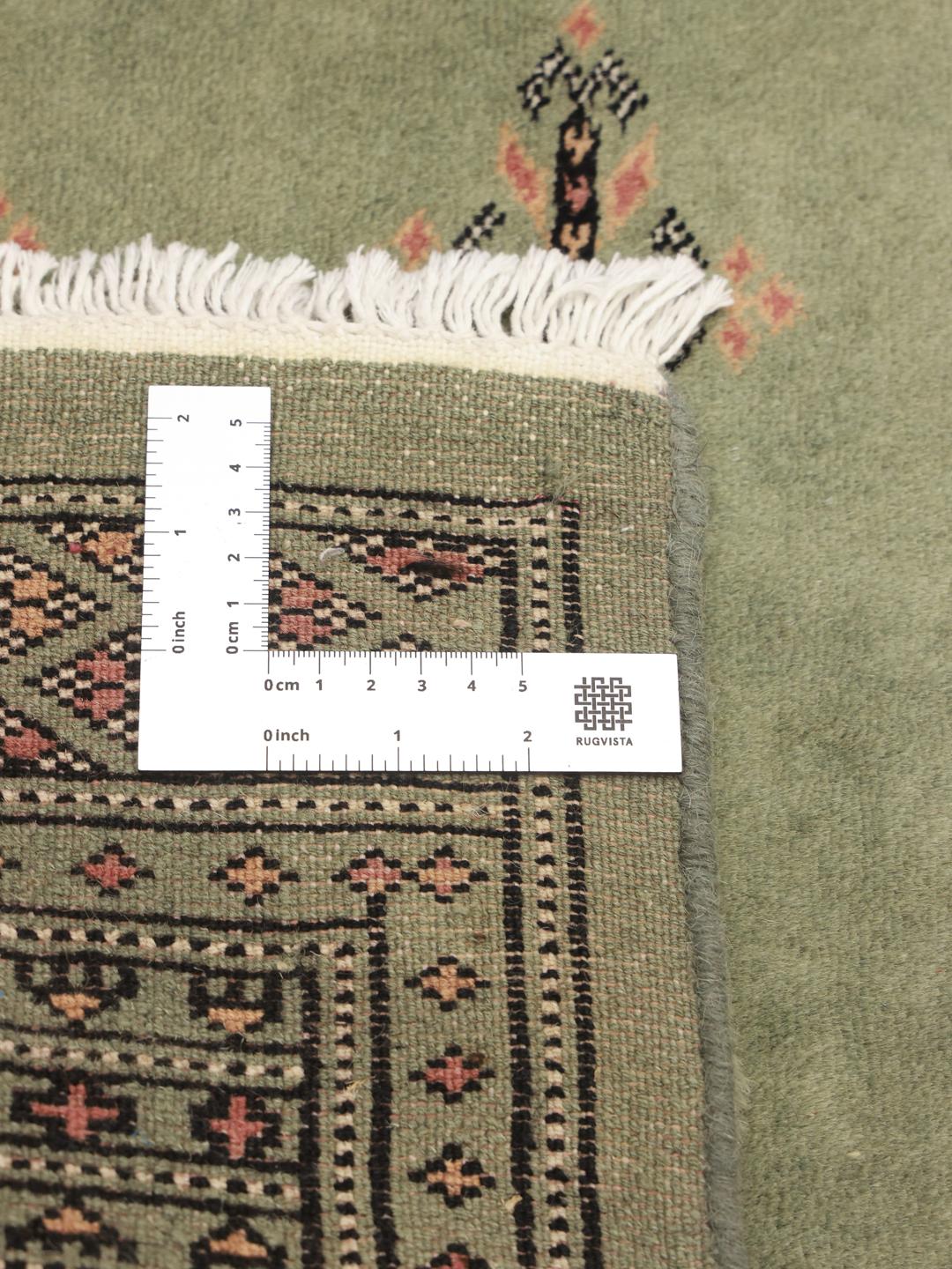 Rug from Pakistan in green