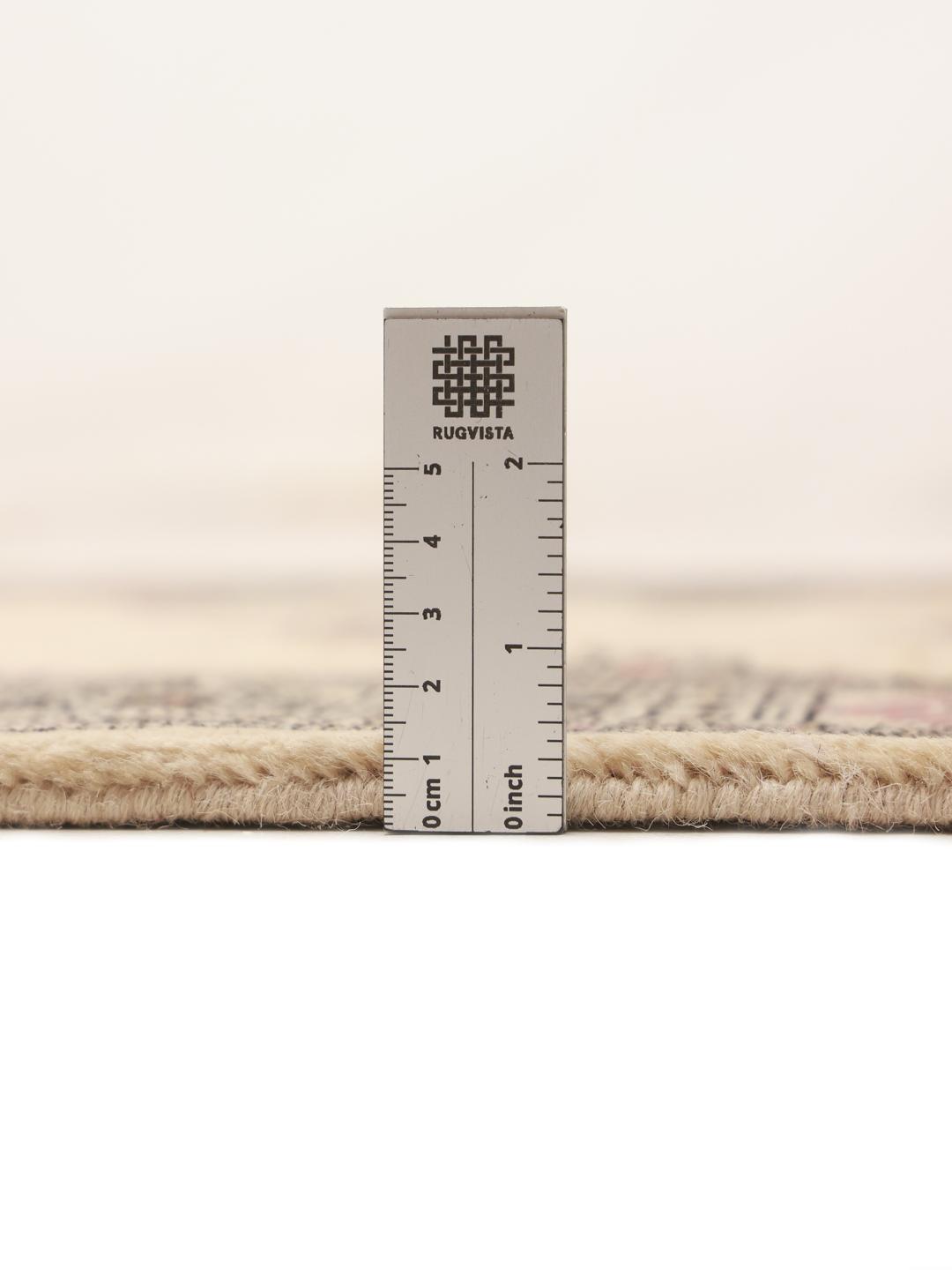Tapis de couloir beige du Pakistan
