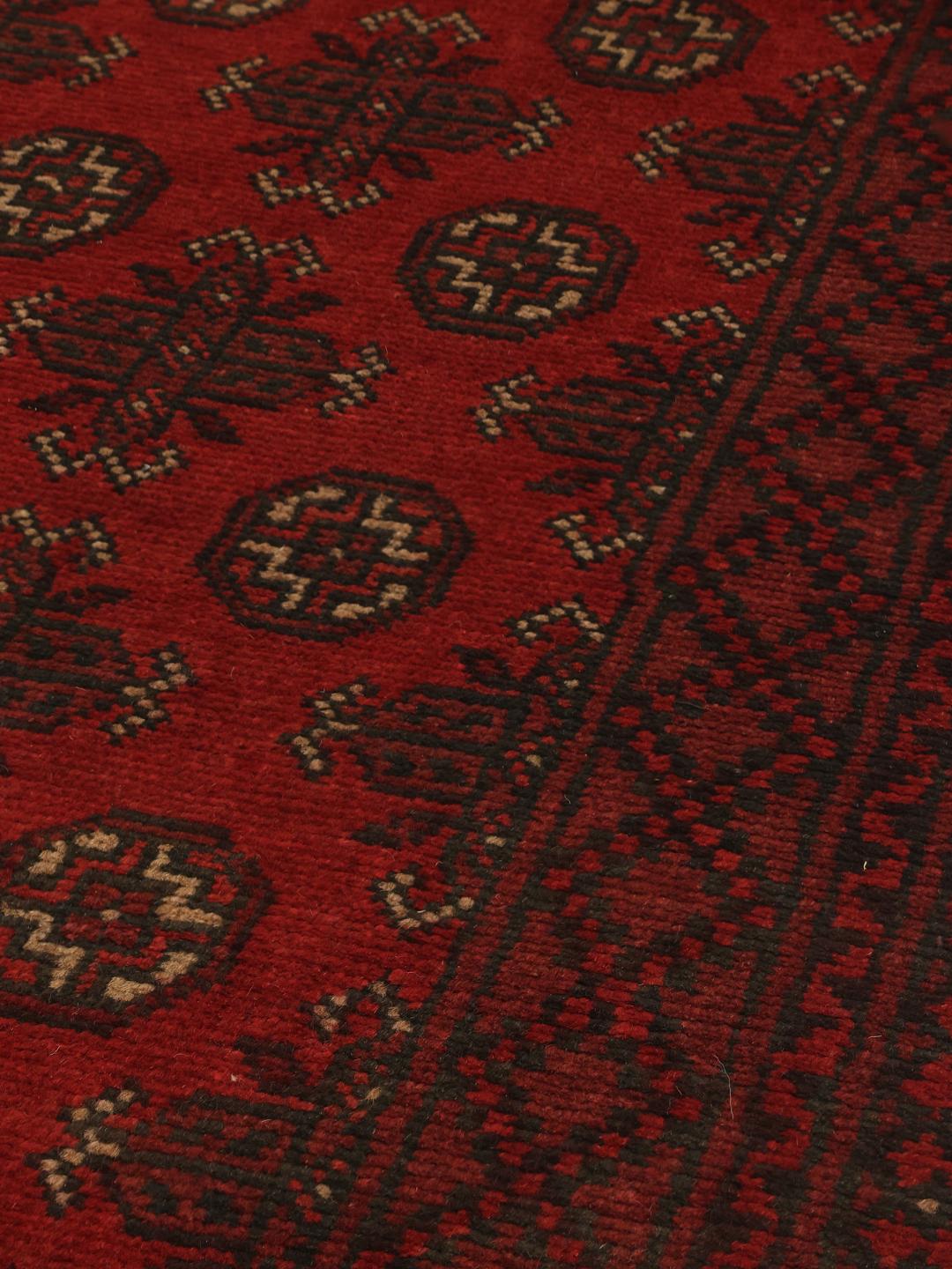 Loper vloerkleed uit Afghanistan in rood