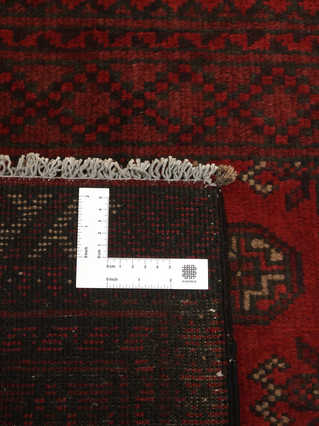 Loper vloerkleed uit Afghanistan in rood