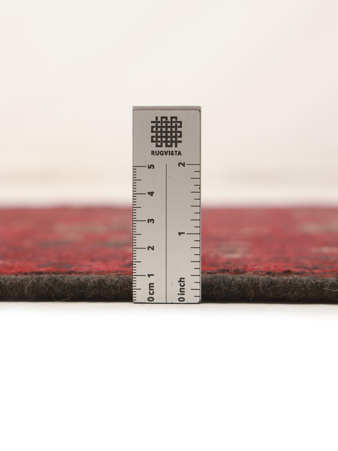 Handgemaakt Afghaans kleed in het rood