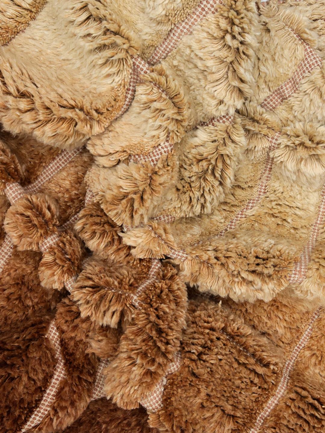Large Red Loop Wool Rug Reva Rust Red Rug - Rugvista