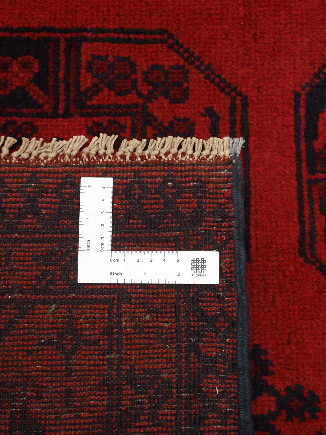 Afghan Fine vloerkleed uit Afghanistan in donkerrood