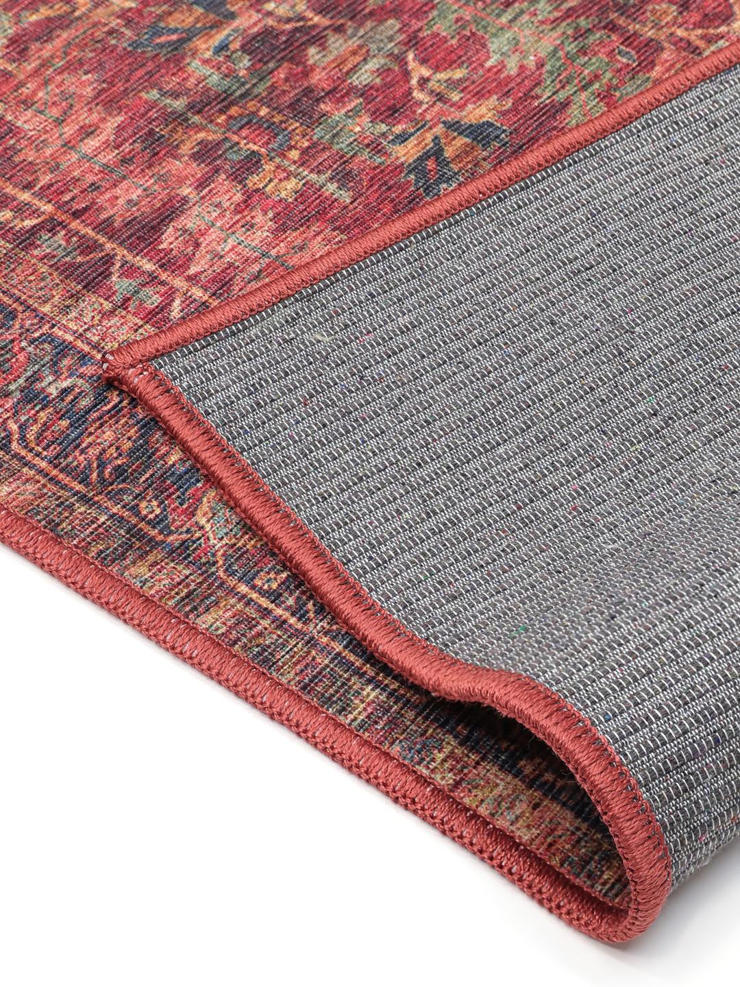 Oosters vloerkleed in rood