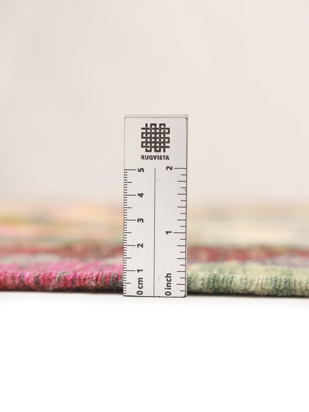 Handgeweven multikleur Kilim Ariana kleed uit Afghanistan