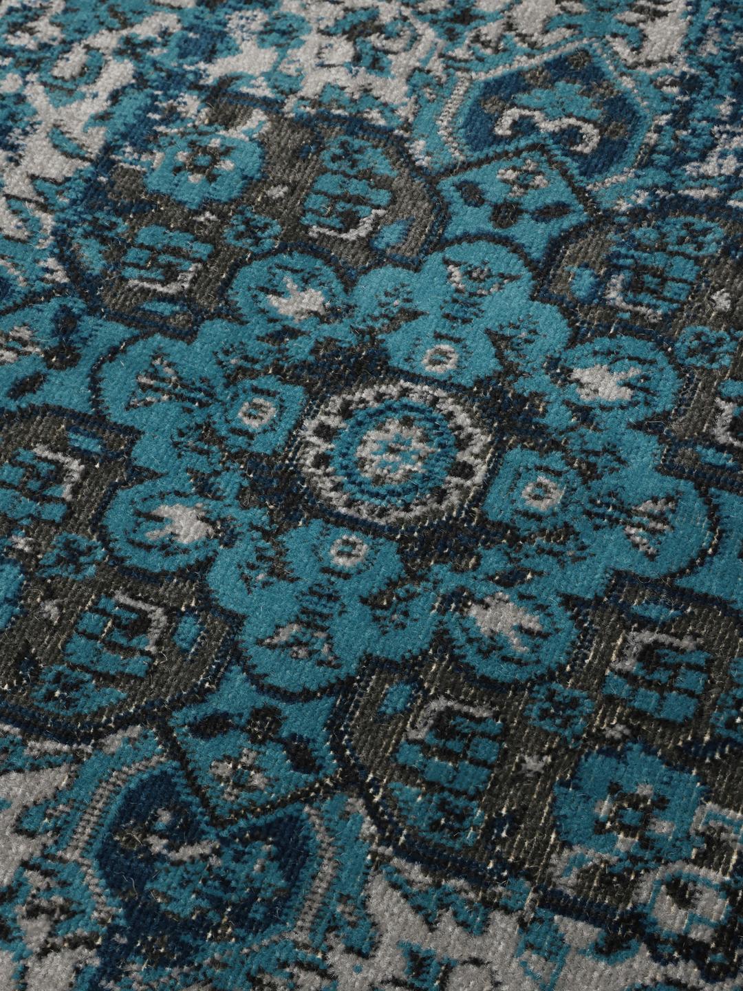 Vintage Vega loper in donkerblauw, turquoise en teal