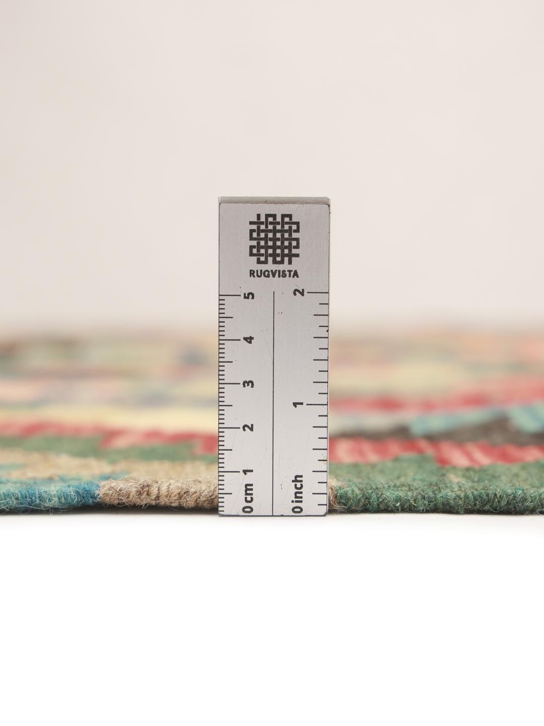 Tapis Kilim Ariana multicolore tissé à la main en provenance d'Afghanistan