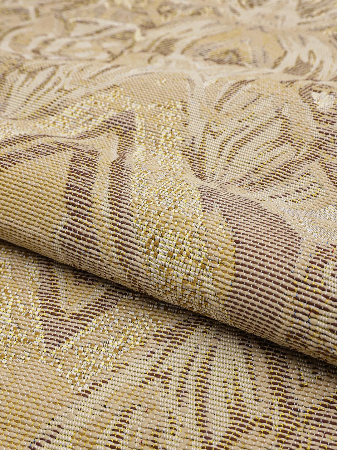 Beige loper met geometrische ruitpatronen