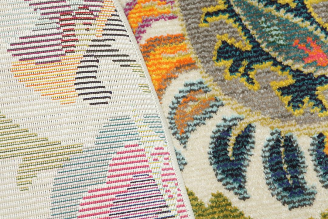 Allegra - Cream white / Multicolor - Ø 150 cm