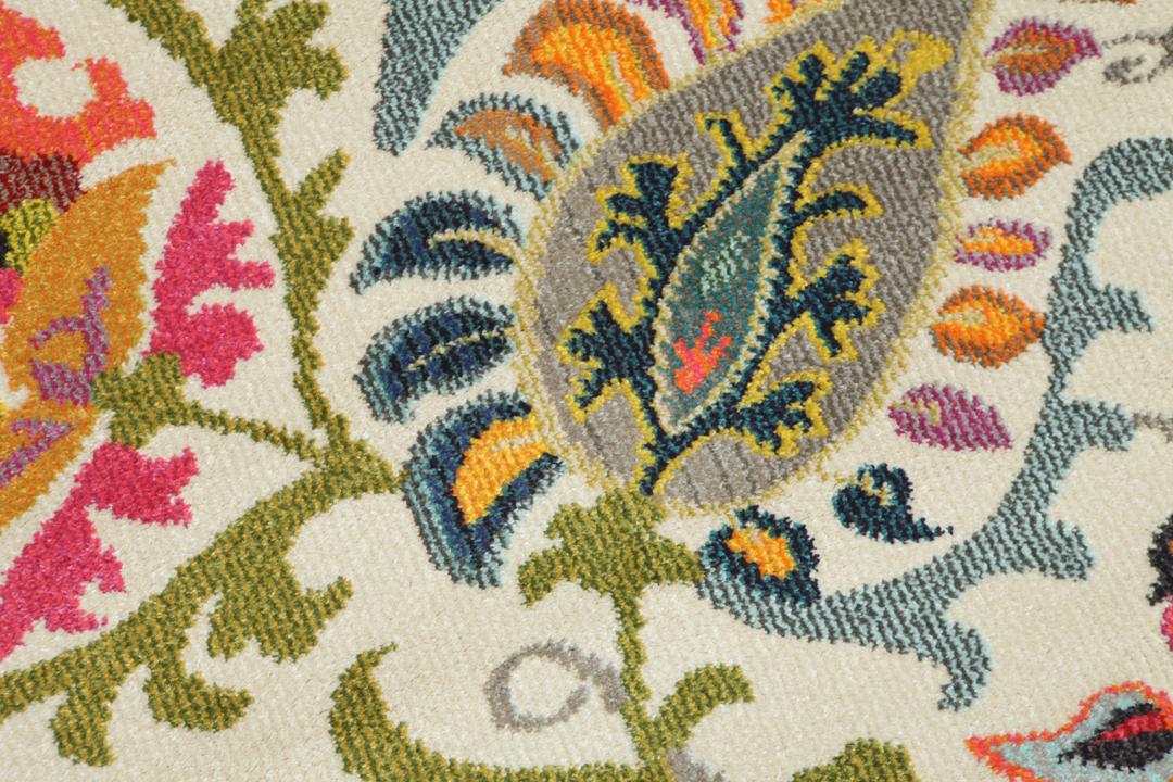 Allegra - Cream white / Multicolor - Ø 150 cm