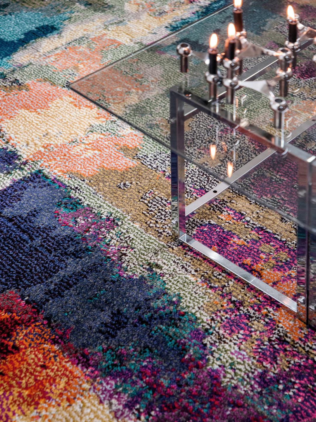 200 Cm Rug Rugvista Essential - Aruba - Multicolor, Round Ø 200 cm Rug - Rugvista
