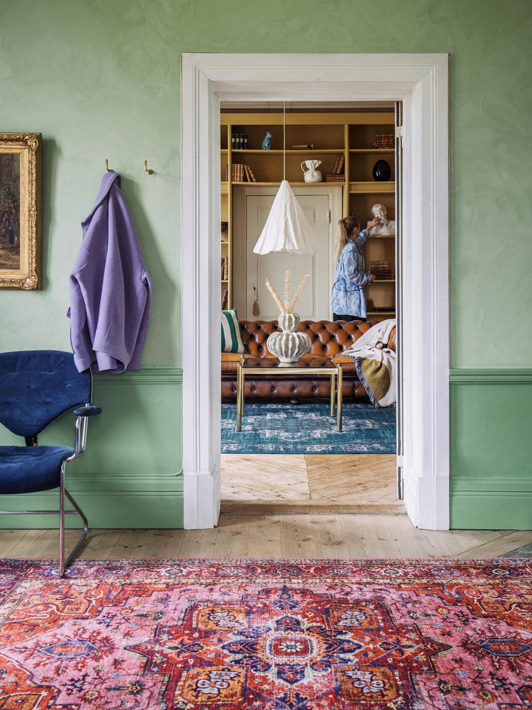 Rugvista Essential - Georgia Oriental - Red / Pink 200 x 300 cm Cotton ...