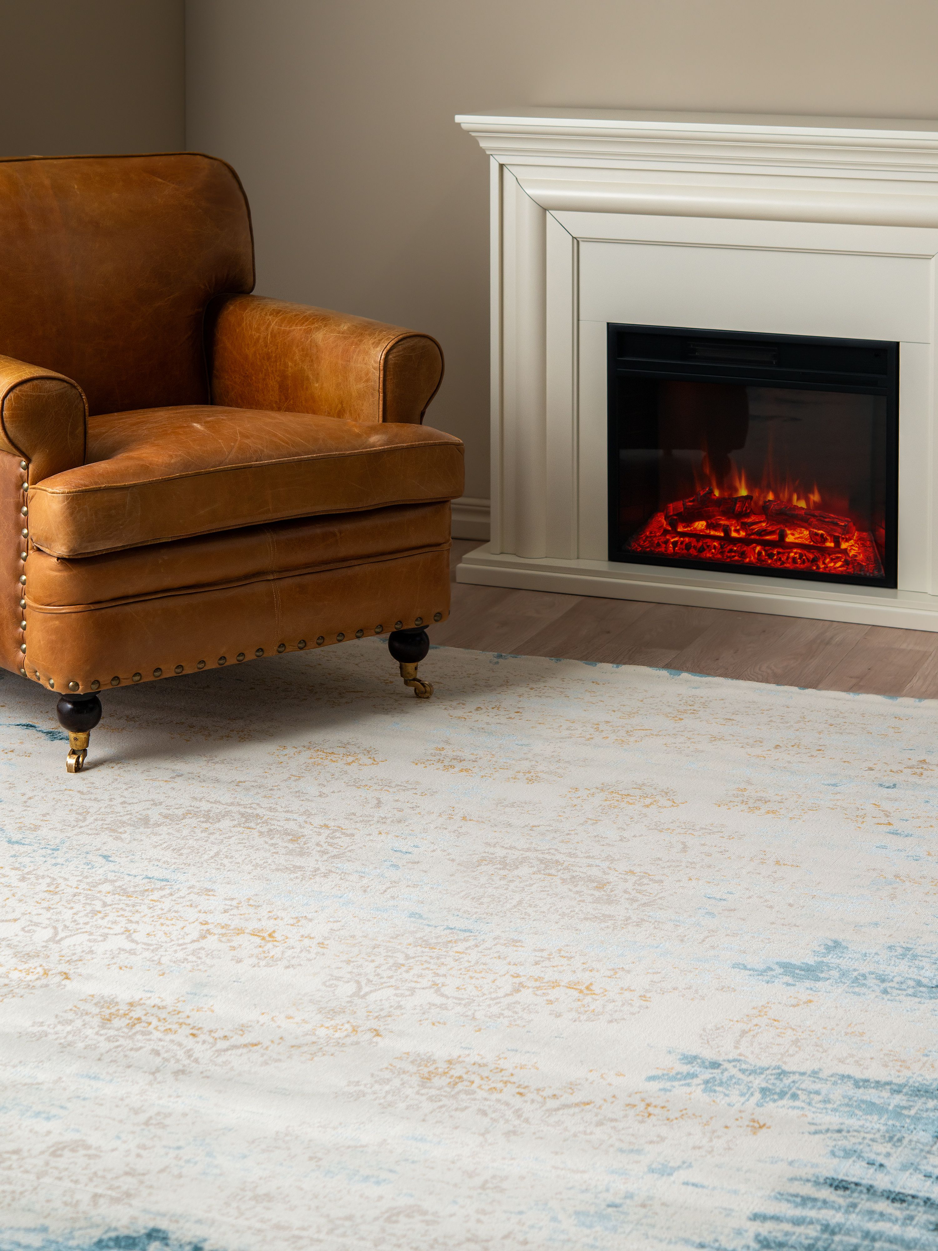 Rugvista Core絨毯 Rugvista core - Alaska - Light Blue / Cream White 200 x 300 cm Rug