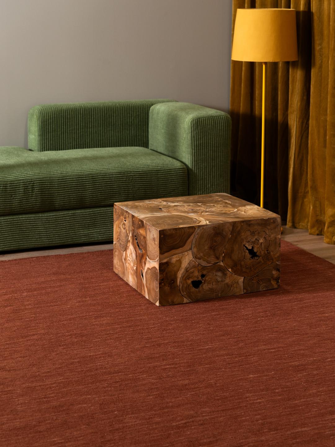 Rugvista core - Kelim loom - ラストレッド 200 x 300 cm ウール 絨毯 