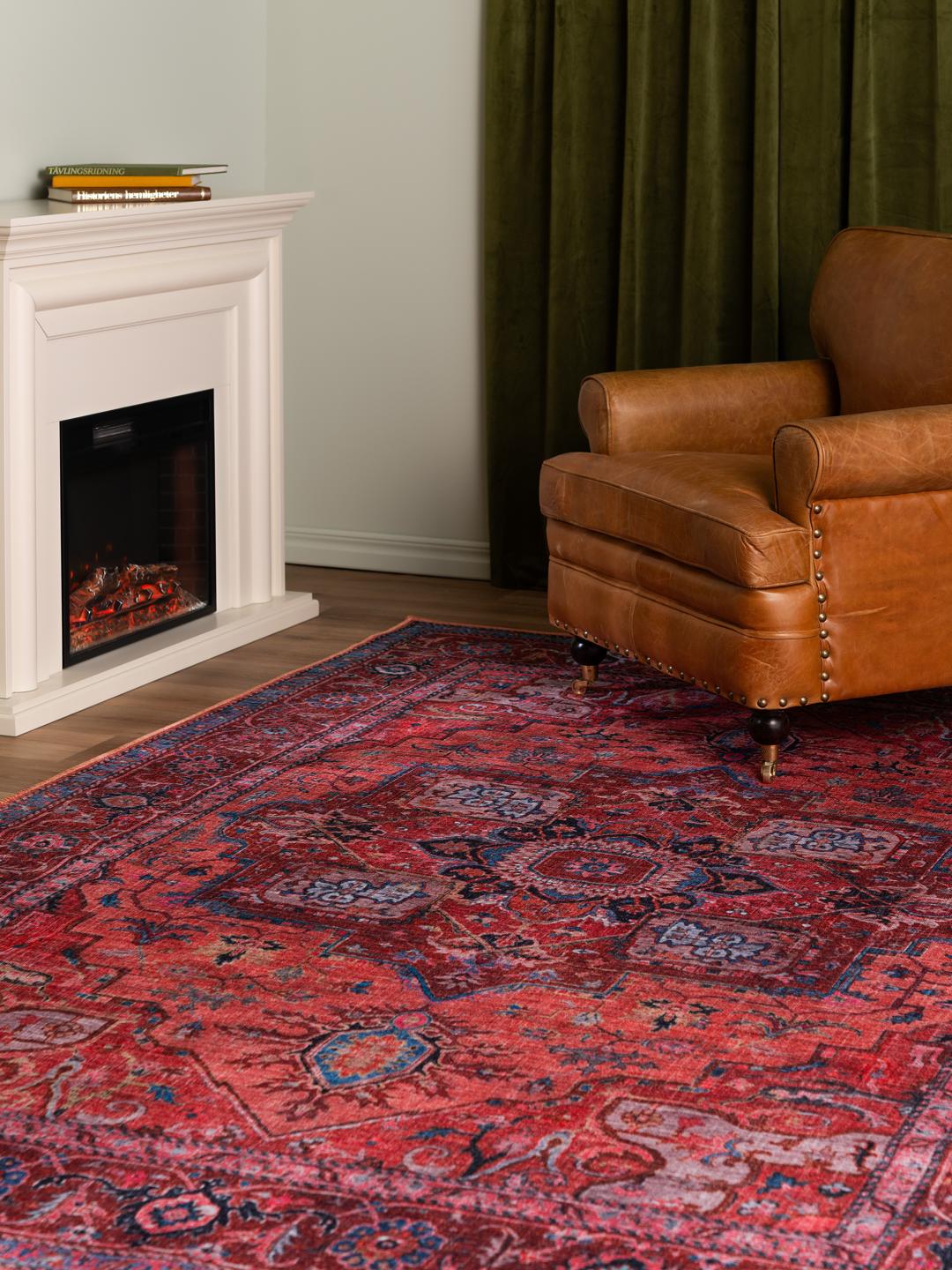 Rugvista essential - Georgia Oriental - Rood / Blauw 200 x 300 cm ...