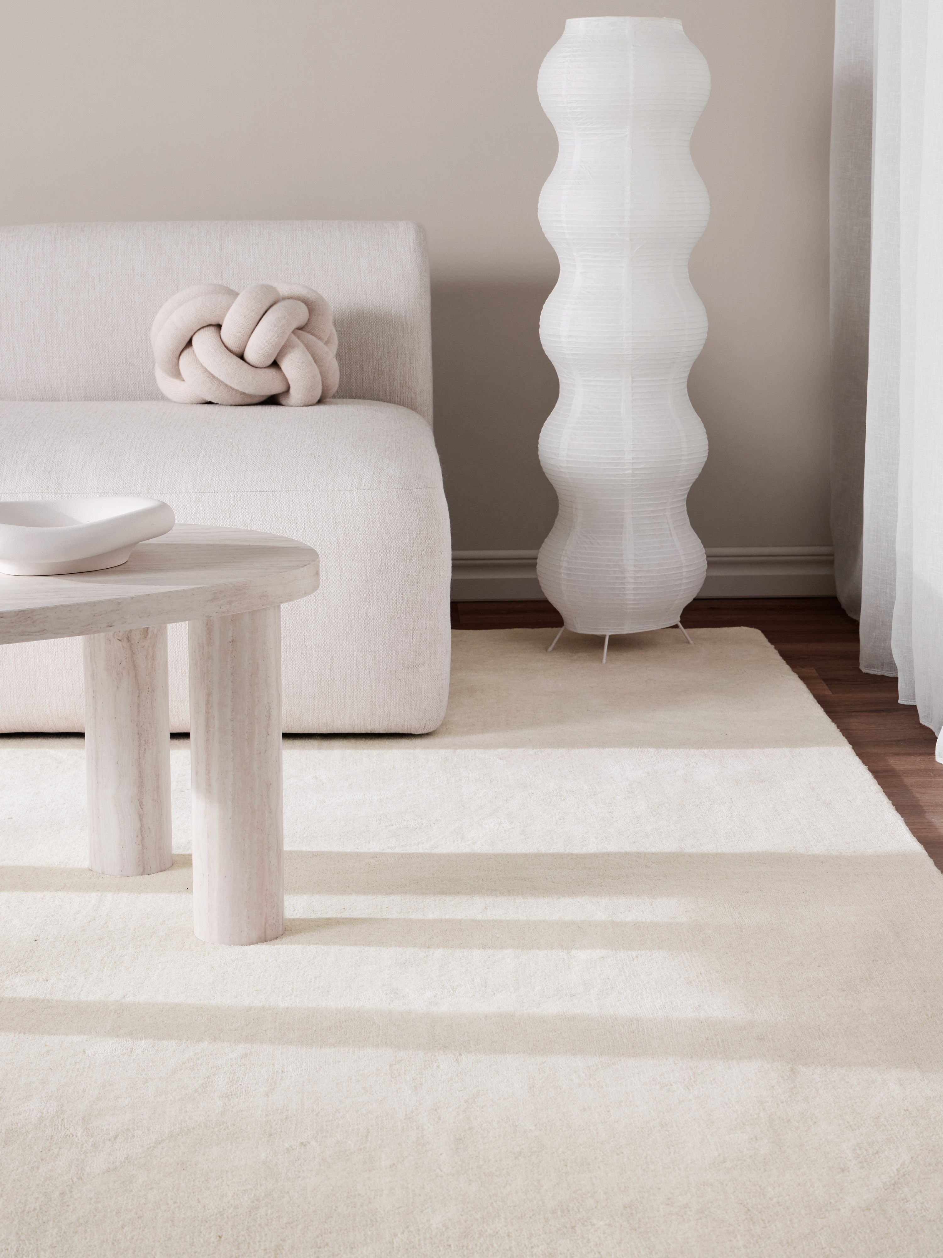 Rugvista premium - Handloom fringes - アイボリーホワイト 200 x 300