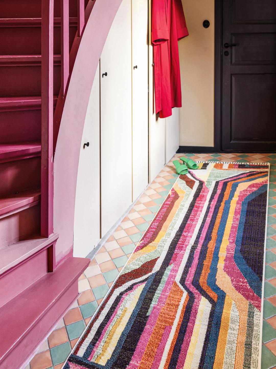 Pink Multicolor Rugs Rugvista essential - Markiz - Multicolor / Pink 200 x 300 cm Rug - Rugvista