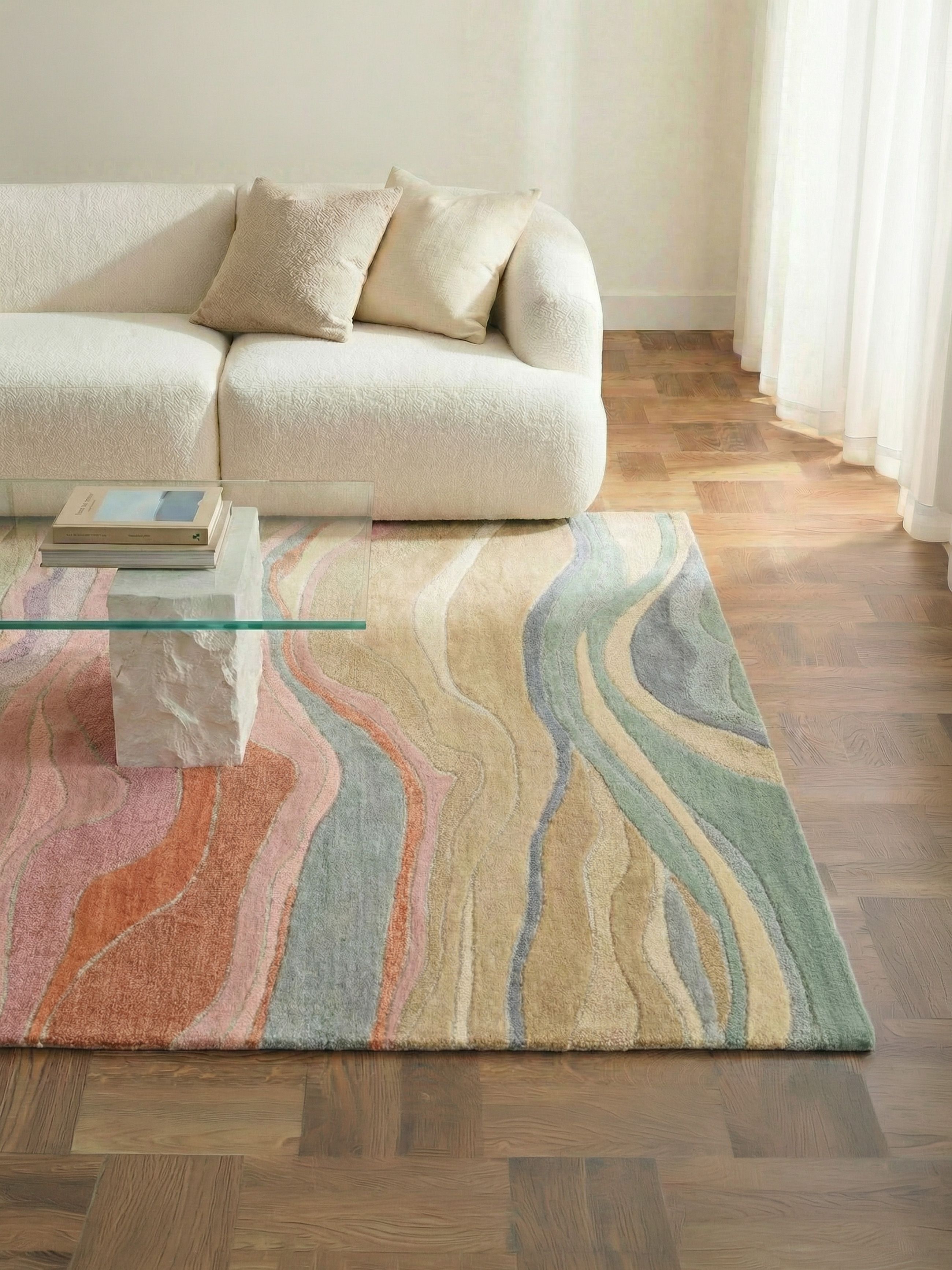 Rugvista premium - Marble - Multicolor 160 x 230 cm Wool Rug