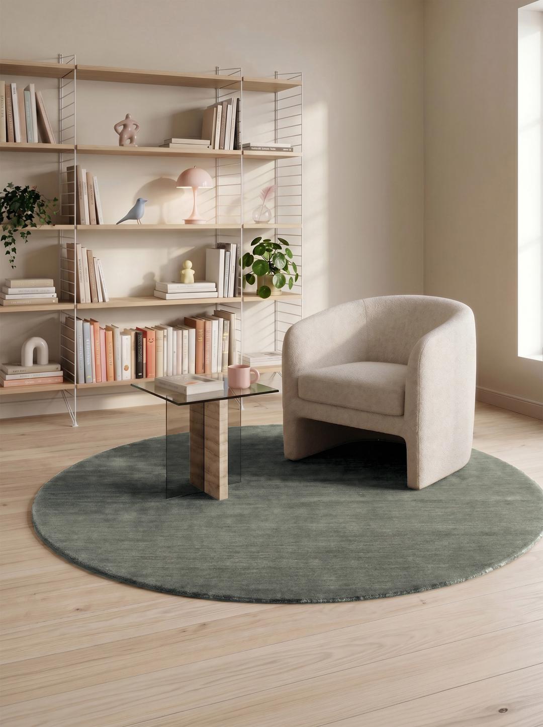 Handloom - Cinza escuro - Ø 150 cm