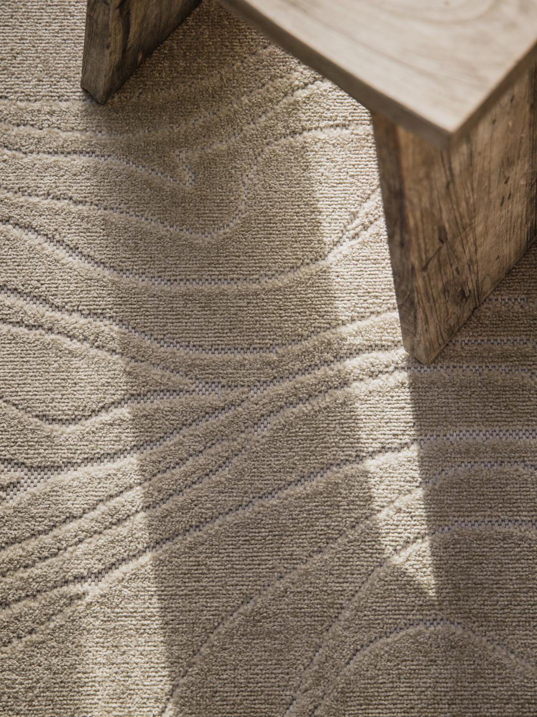Round Rug Calm Skagen Beige Rug - Rugvista