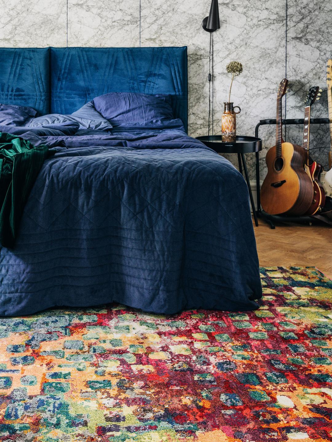 Rond multicolour tapijt