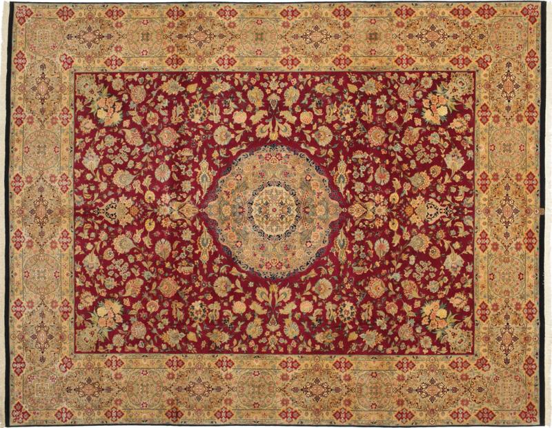 Tabriz 50 Raj with silk