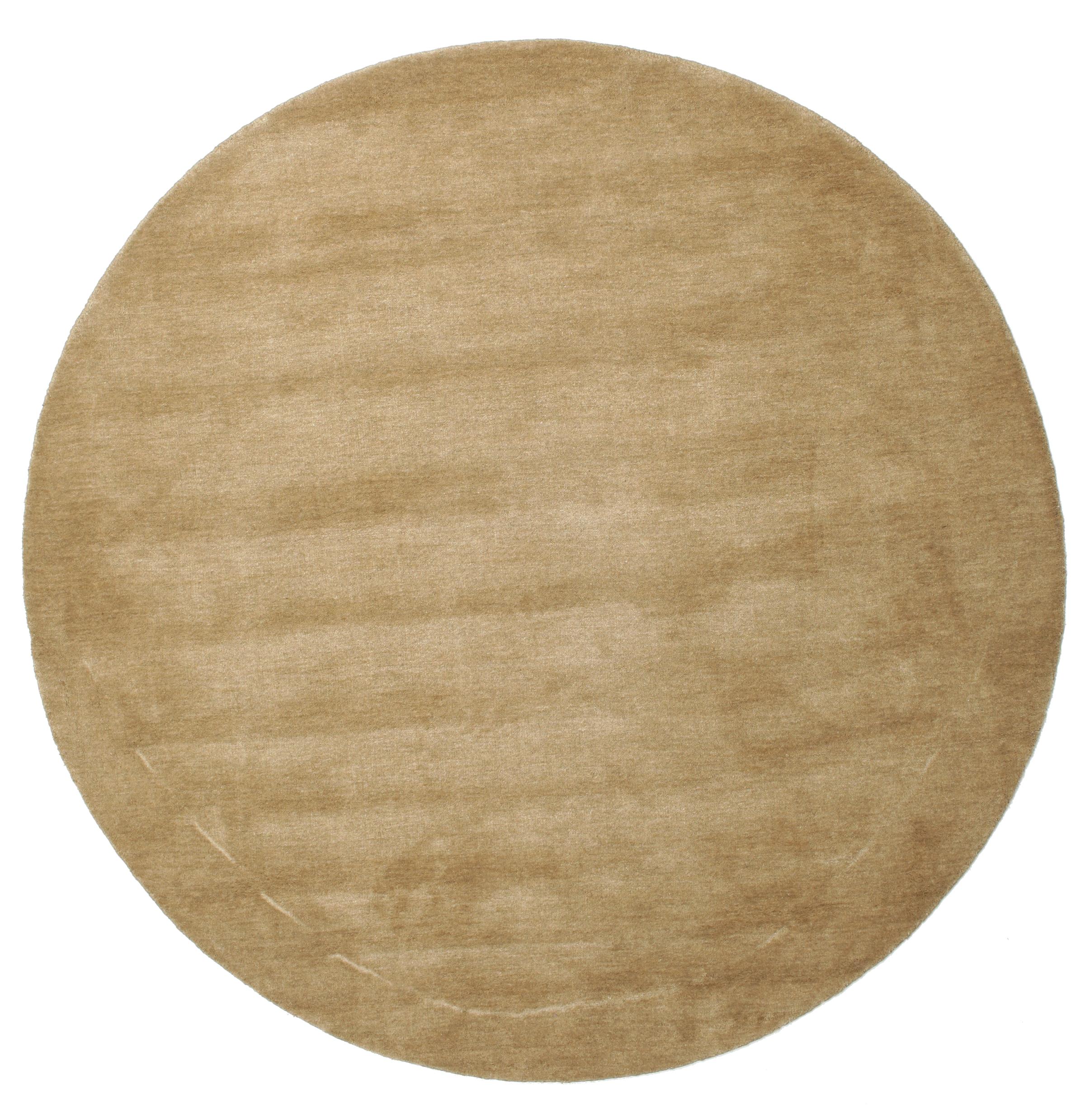 Rugvista premium - Handloom - Beige, Round Ø 200 cm Wool Rug - Rugvista