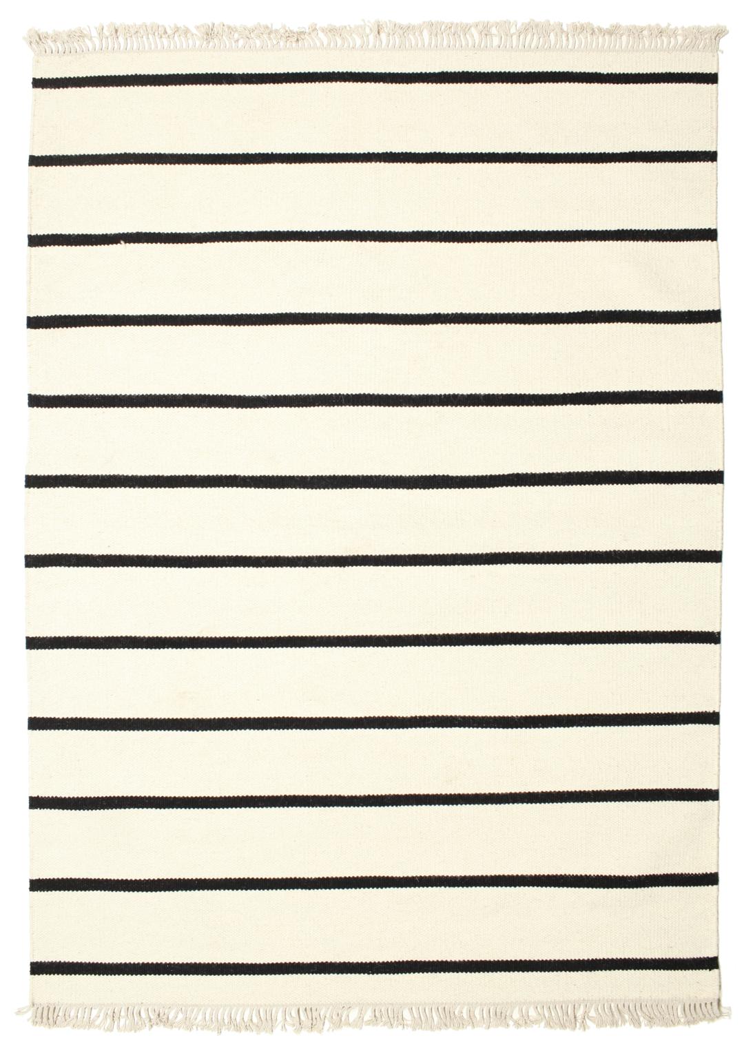 Dorri Stripe - White / Black - 160 x 230 cm