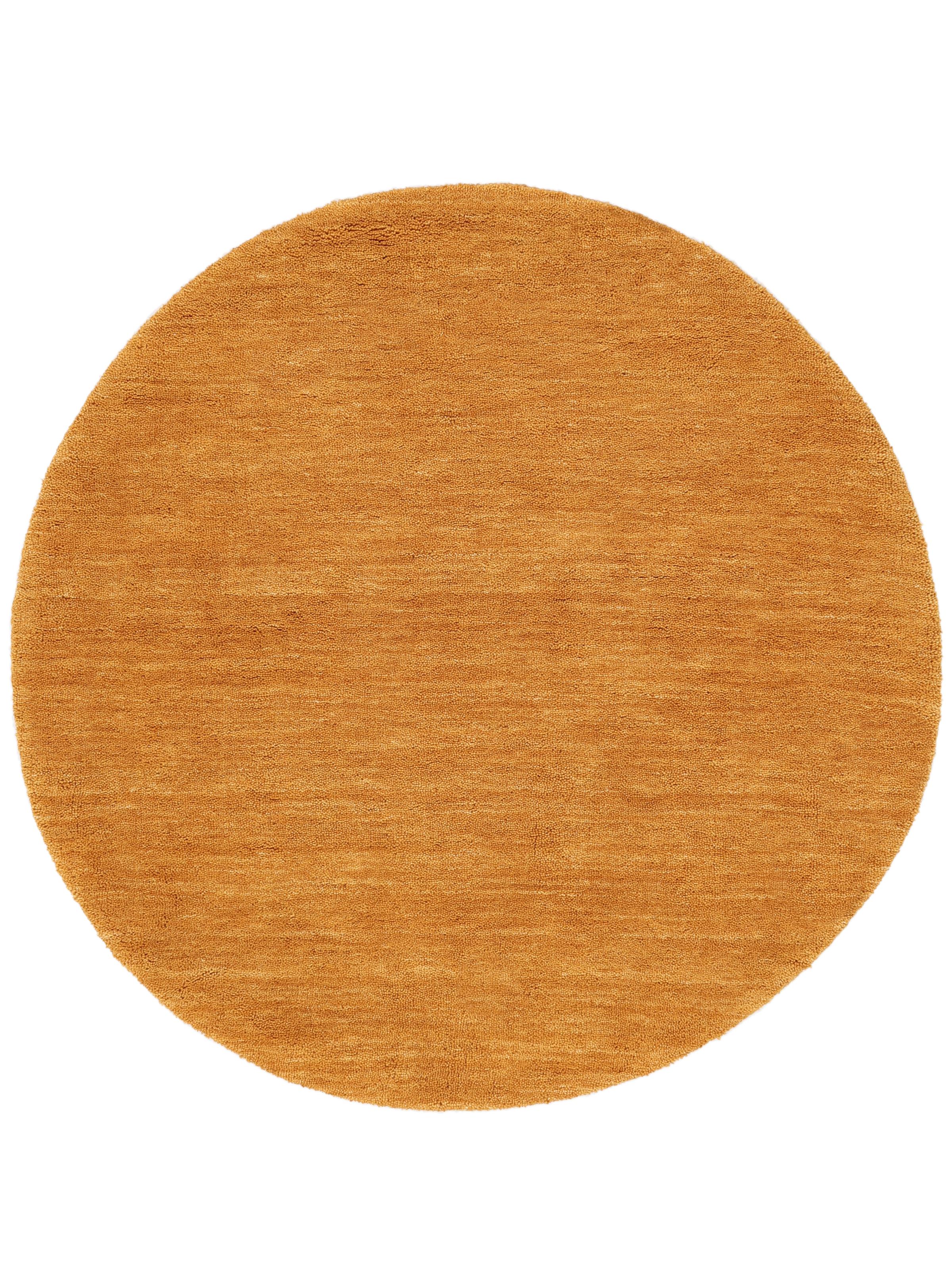Rugvista premium - Handloom - Orange 150 x 150 cm Wool Rug - Rugvista