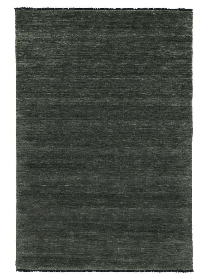 Handloom fringes - Zwart / Grijs