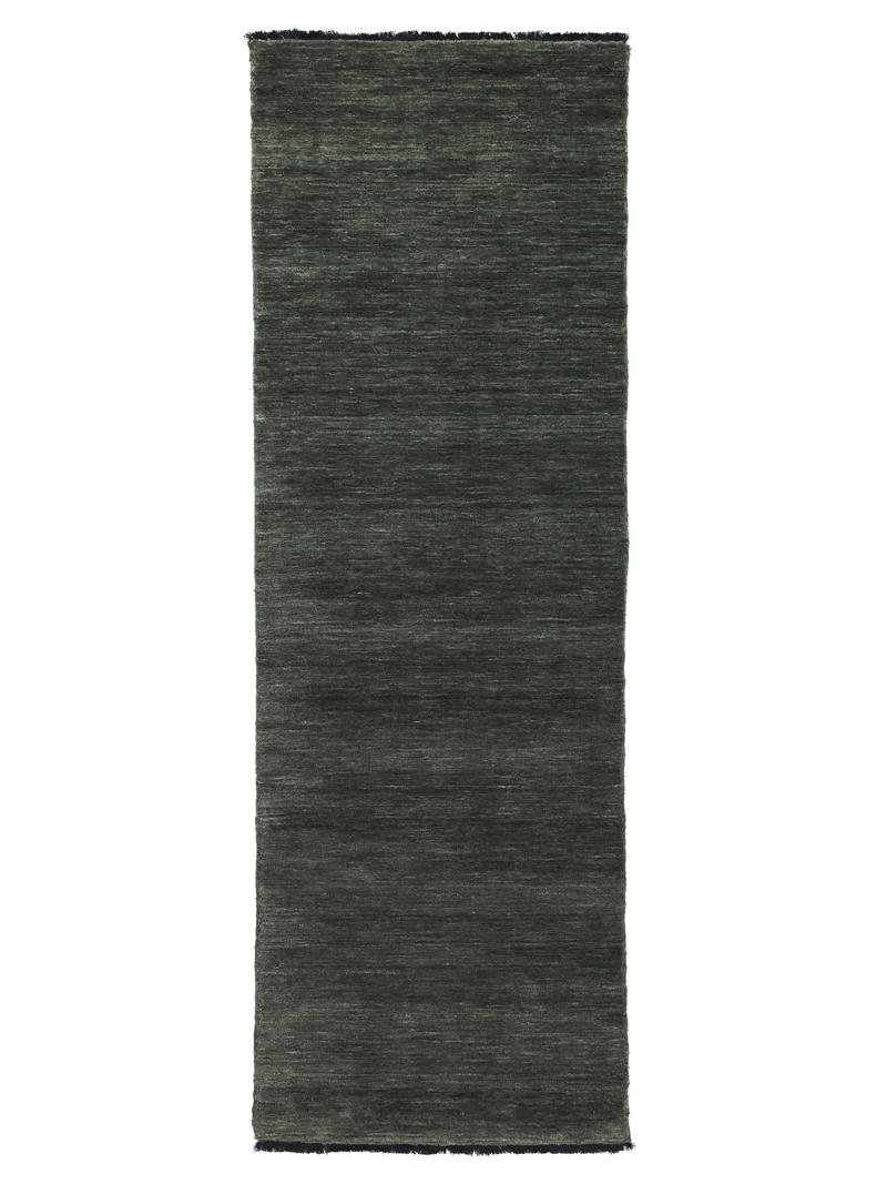 Handloom fringes - Zwart / Grijs