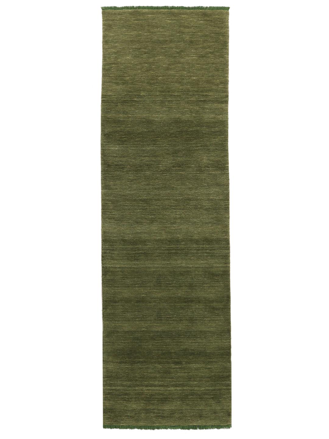 
    Handloom fringes - Green - 80 x 300 cm
  