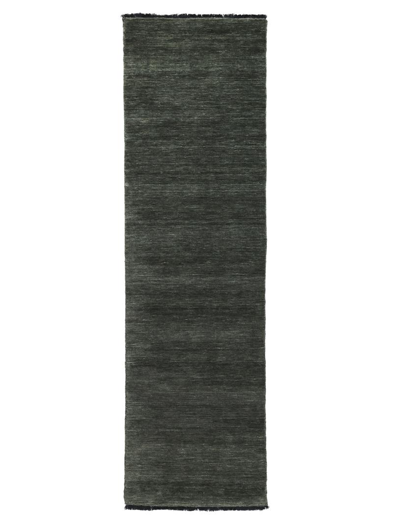 Handloom fringes - Zwart / Grijs