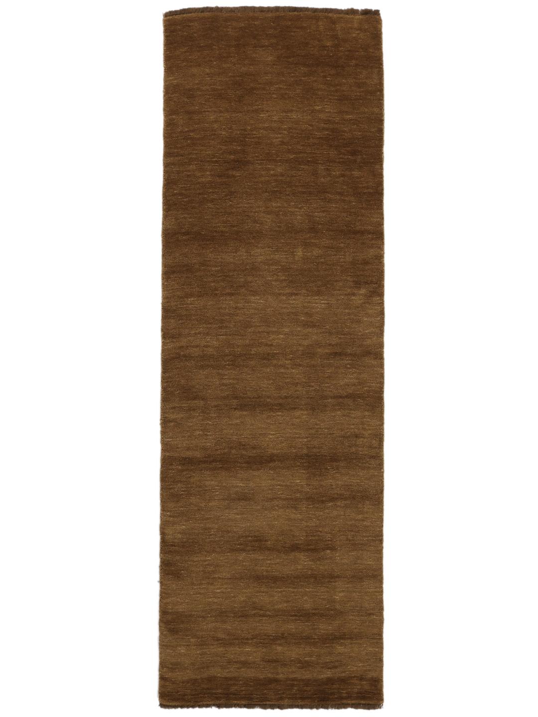 Handloom Fringes brun løber - Rugvista