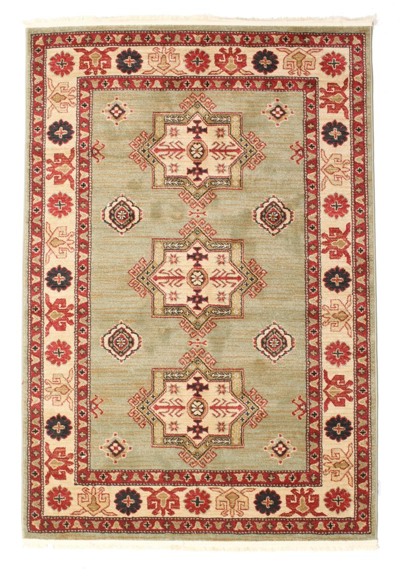 Marivan Kazak - Light green / Cream beige