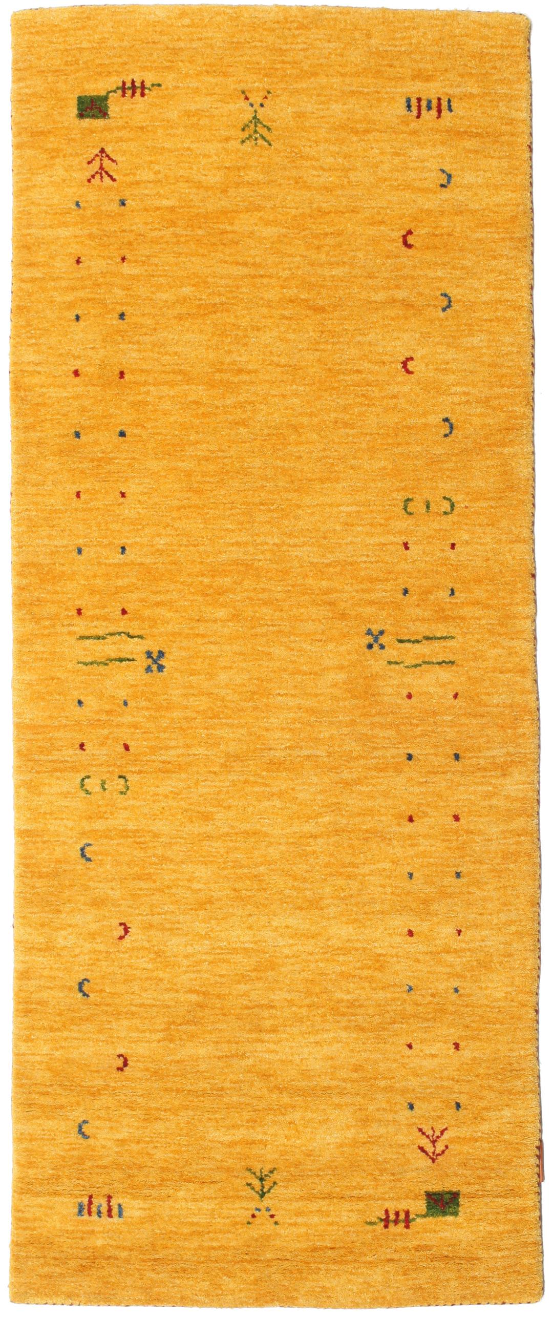 Gabbeh Loom Frame - Yellow - 80 x 200 cm