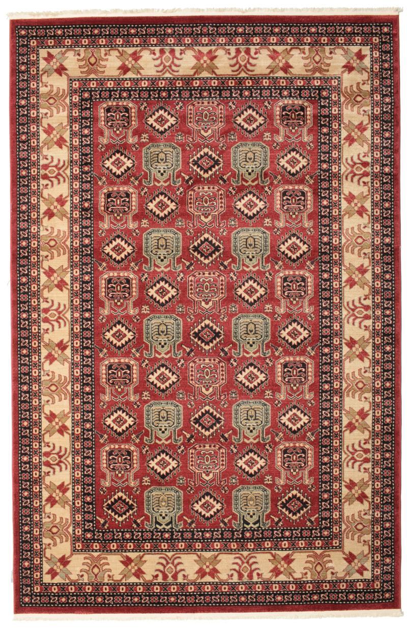Kazak Simav - Rood / Beige