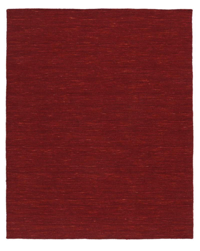 Handloom flat - Donkerrood