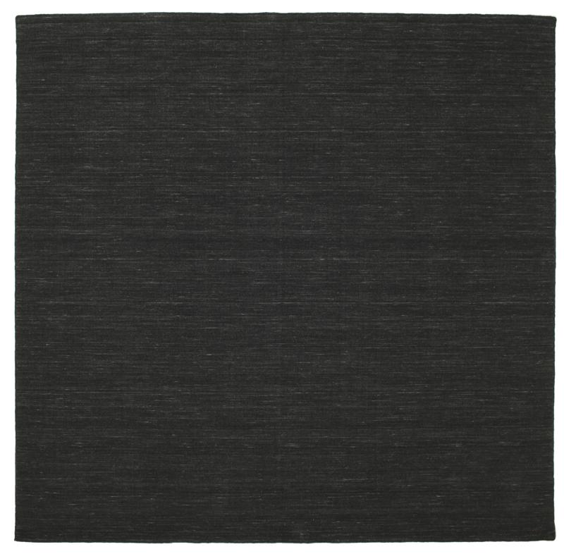 Handloom flat - Zwart