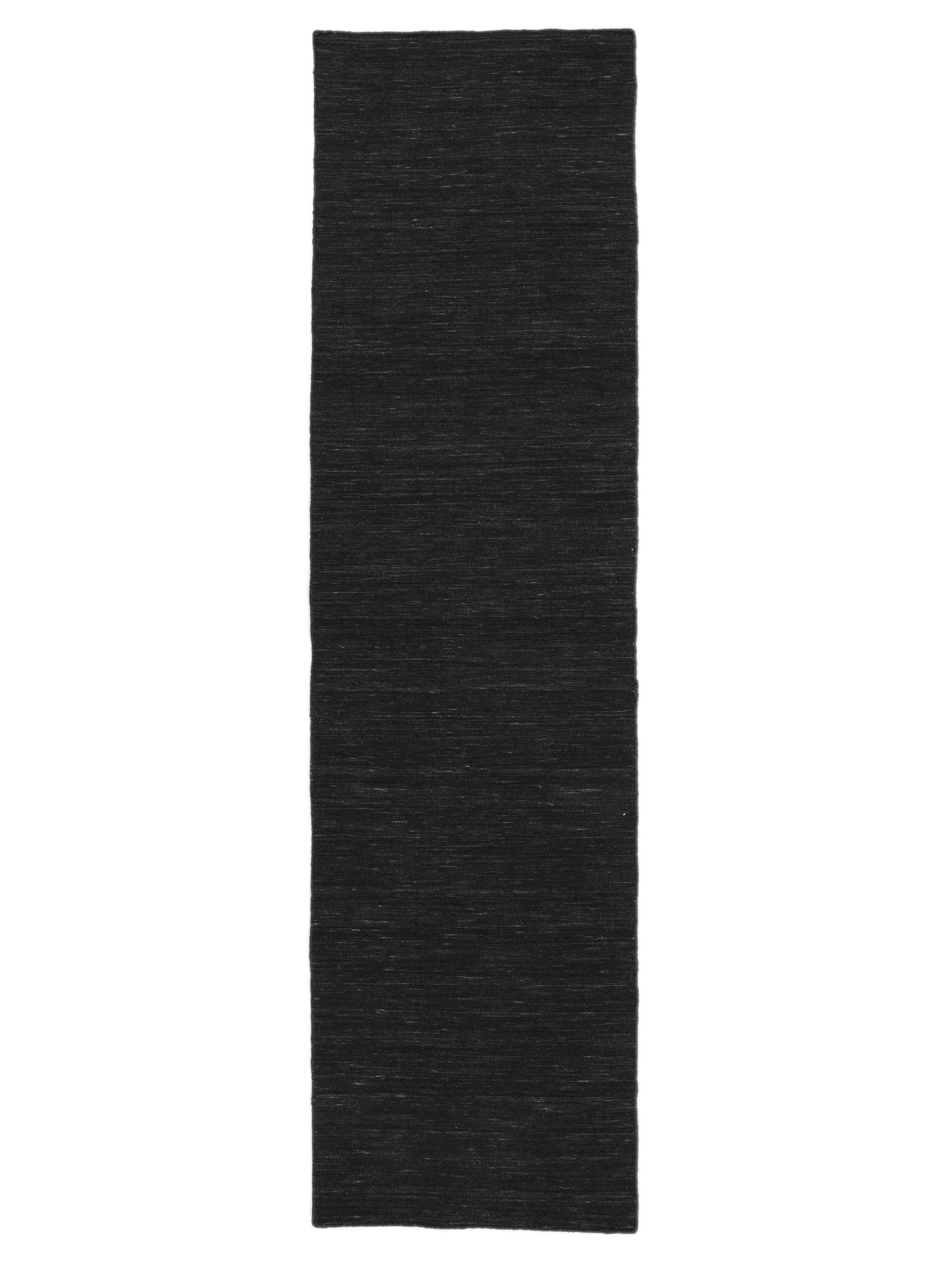 80 Diameter Rug Rugvista core - Kelim loom - Black, Runner 80 x 400 cm Wool Rug - Rugvista