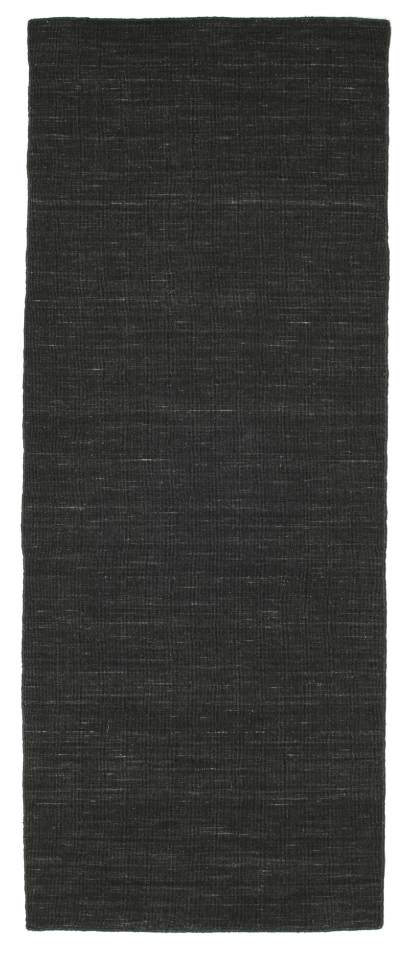 Handloom flat - Zwart
