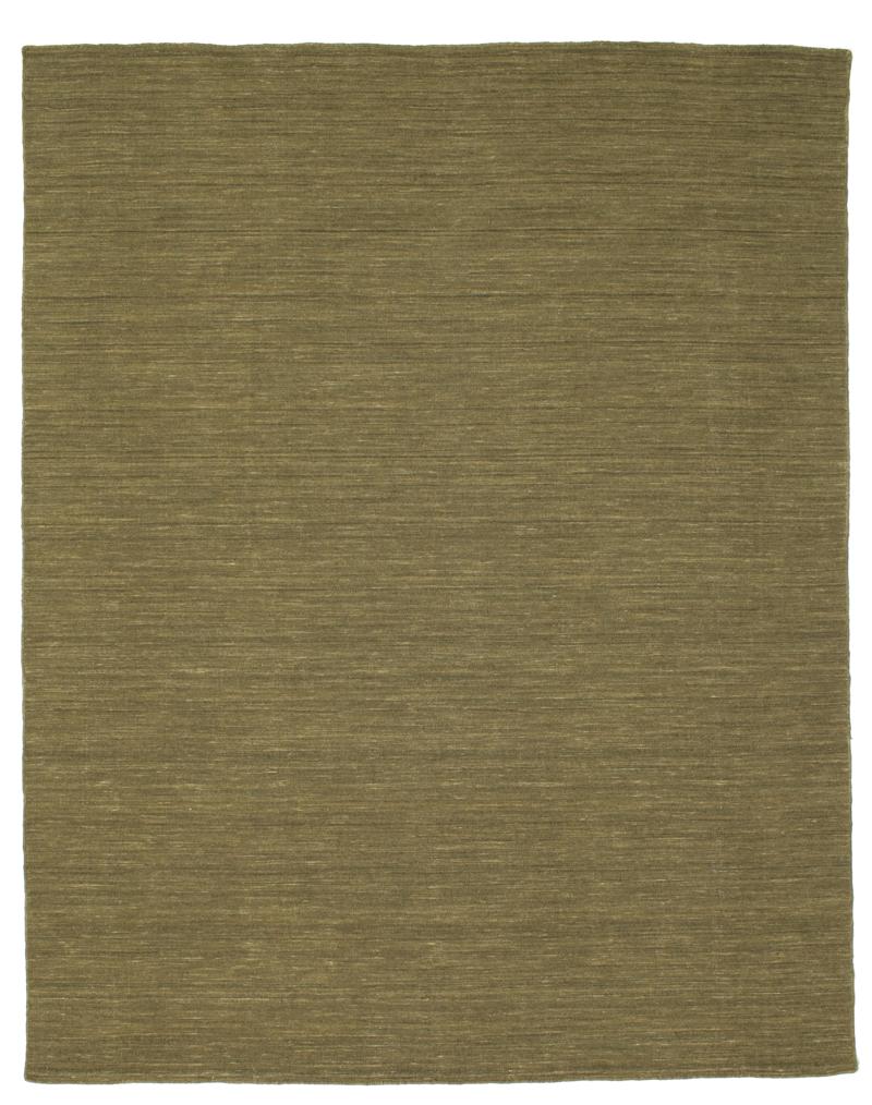 Handloom flat - Olijfgroen