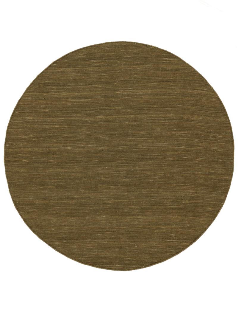 Handloom flat - Olijfgroen