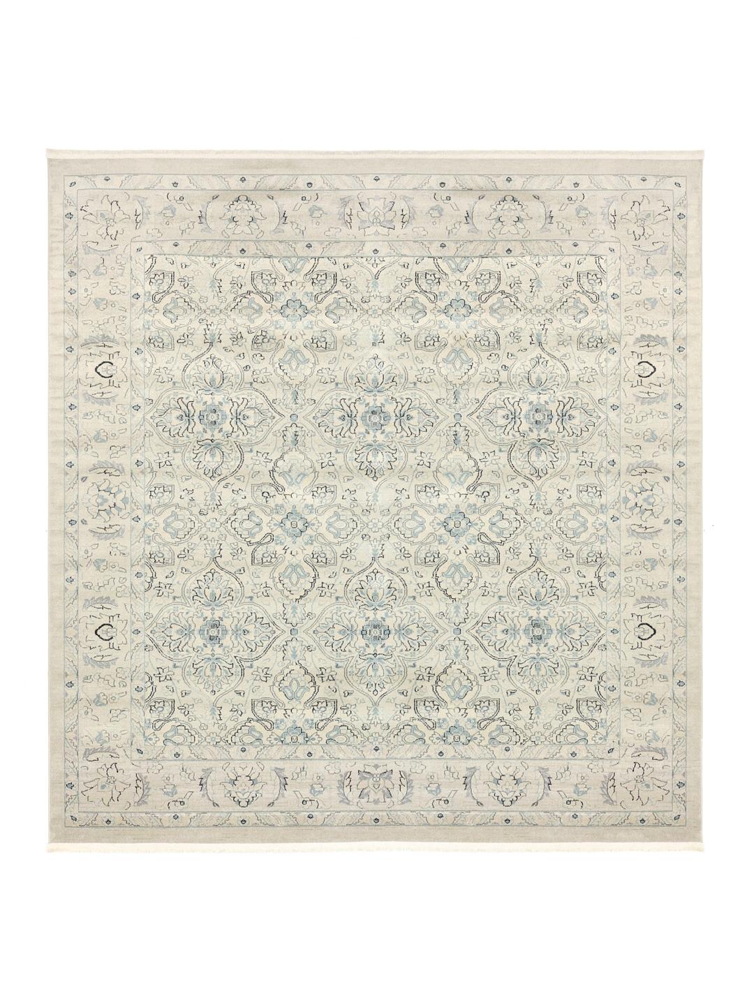 vierkant tapijt in crème beige