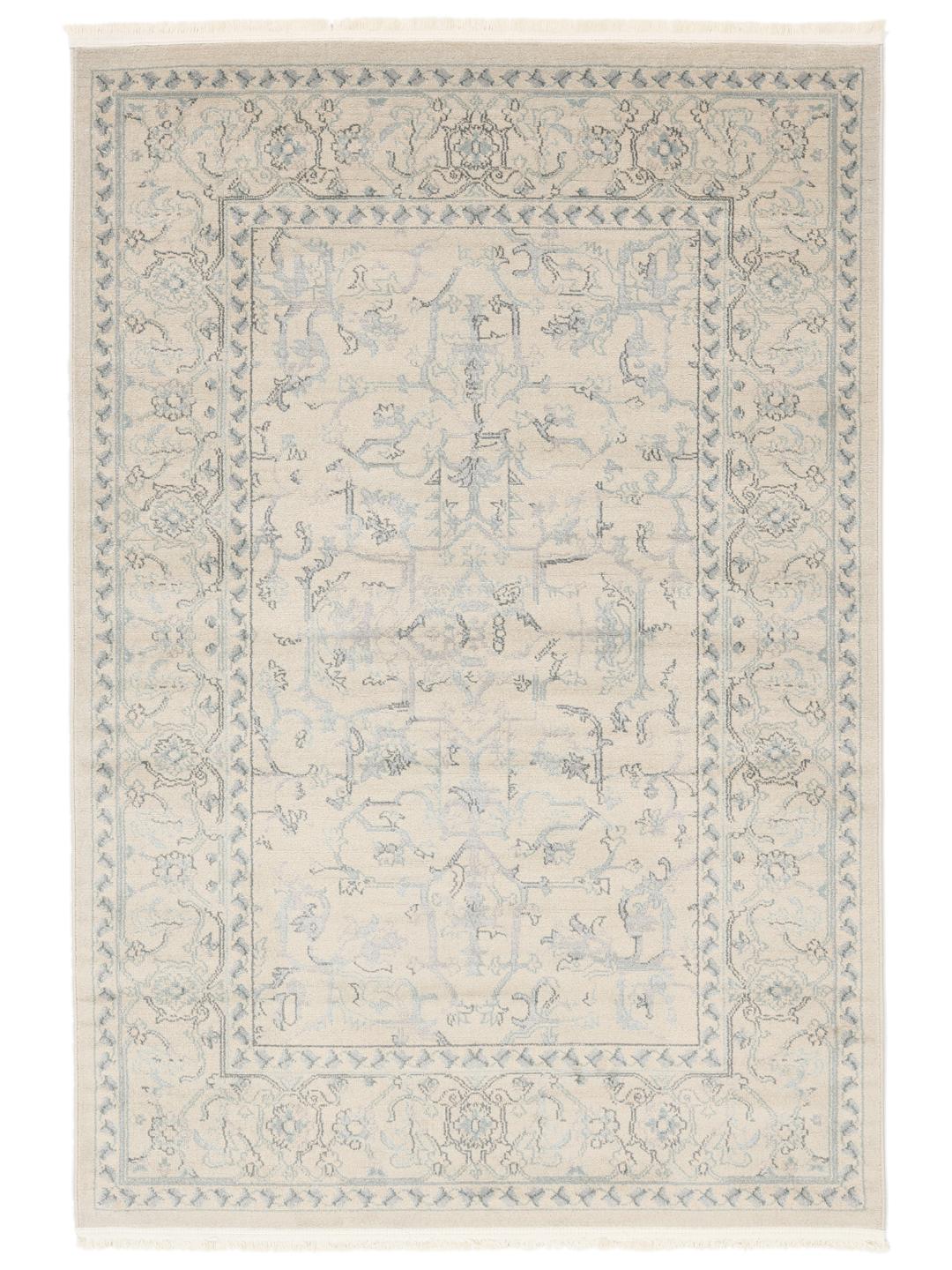 Beige tapijt met franje