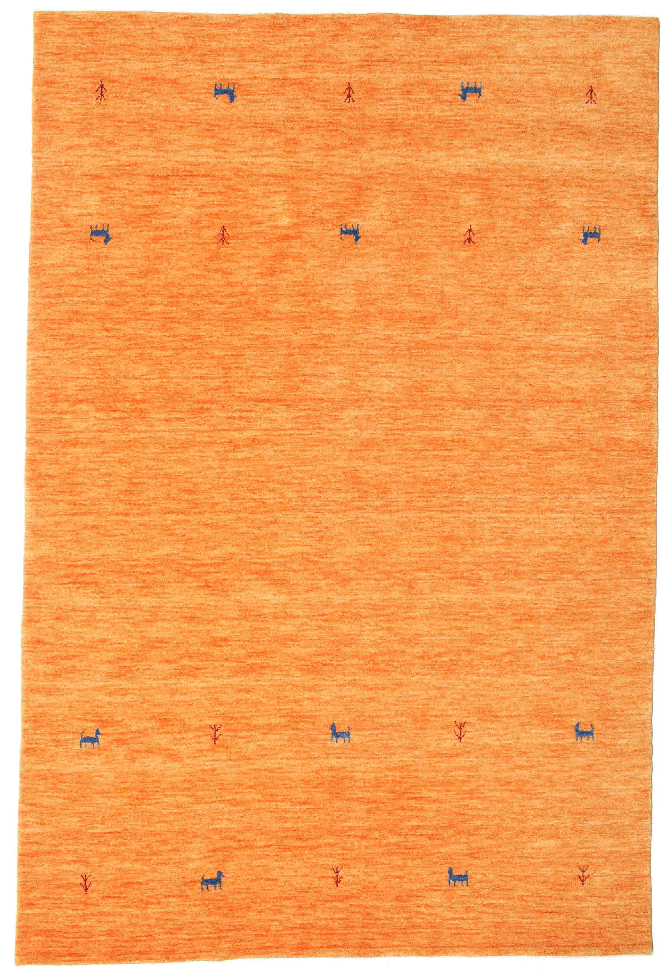 rugvista-core-gabbeh-loom-two-lines-orange-190-x-290-cm-wollteppich