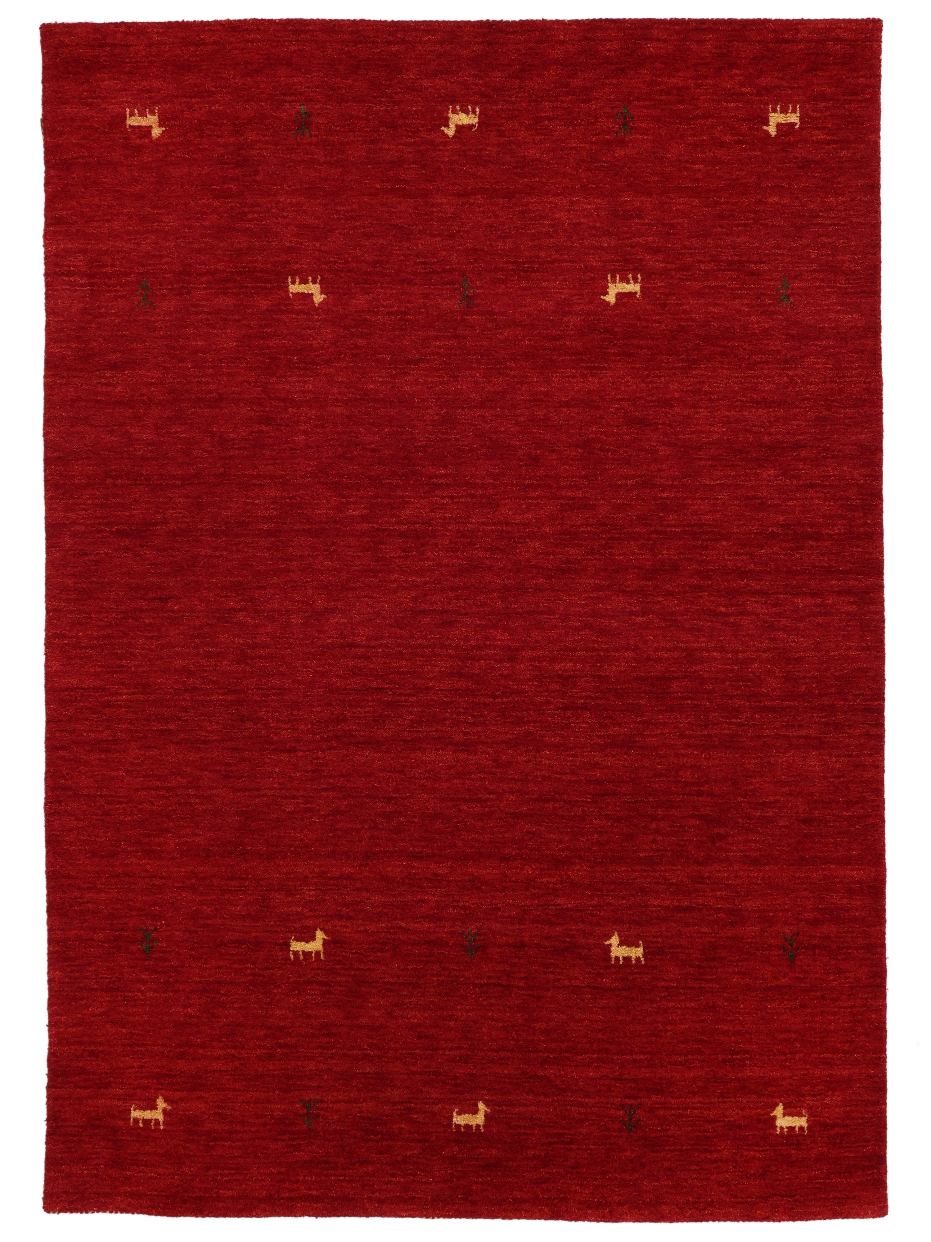 Rugvista premium - Gabbeh loom Two Lines - レッド 160 x 230 cm